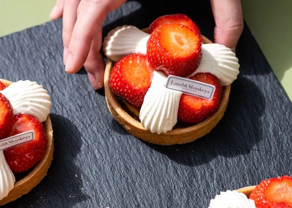 landandmonkeys tartefraise01 – Les fraises 100% françaises débarquent chez Land&Monkeys – Land&Monkeys