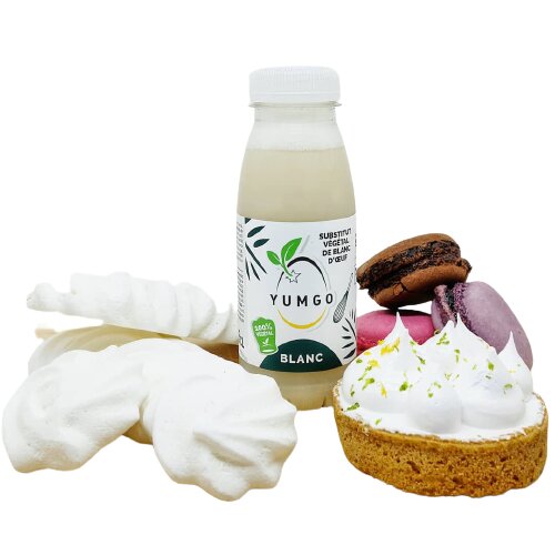 Yumgo Blanc  Substitut végétal de blanc d'oeuf liquide