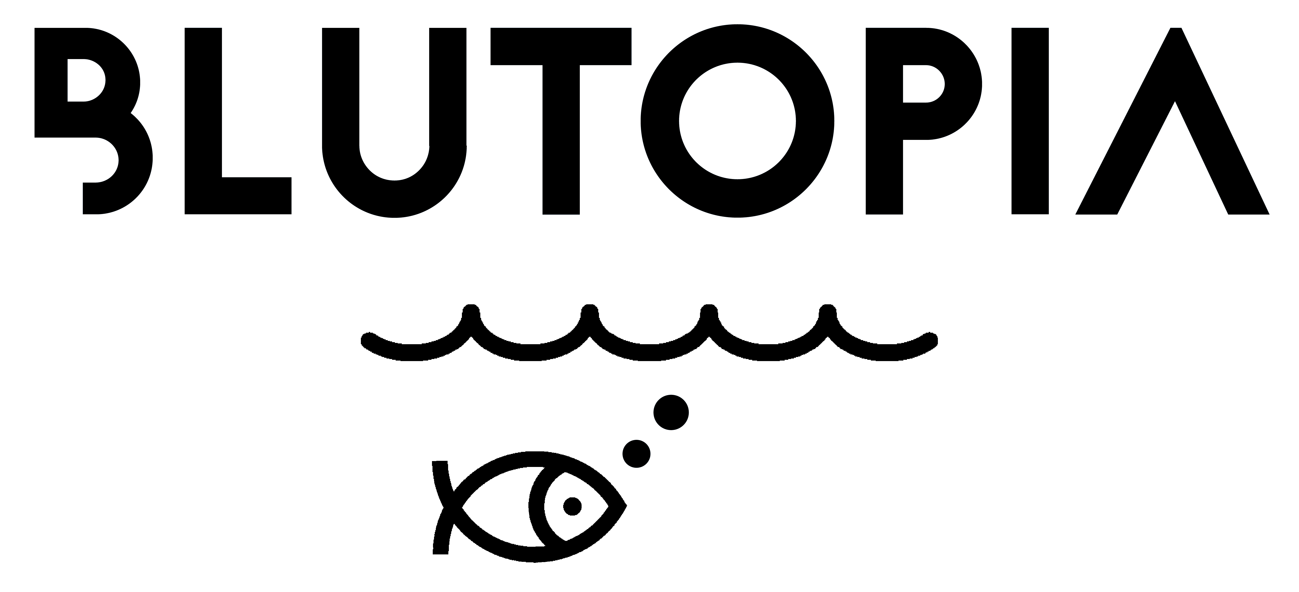 Logo Blutopia noir blutopia land&monkeys