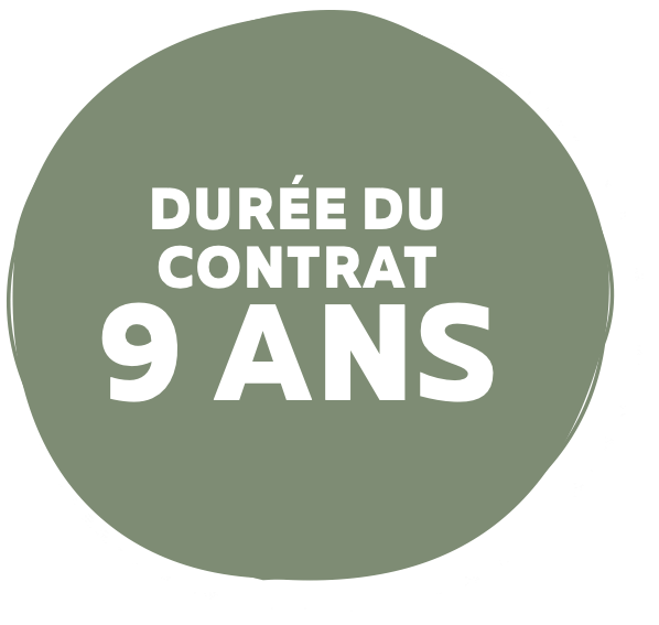 durée du contrat de 9 ans durée du contrat de 9 ans