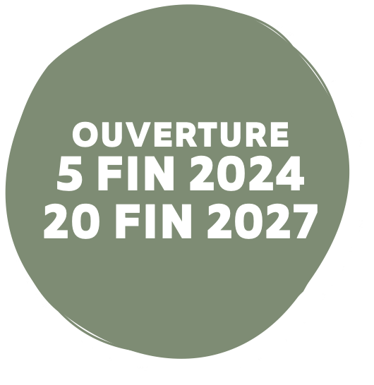 ouverture 20 fin 2024 / 50 fin 2027